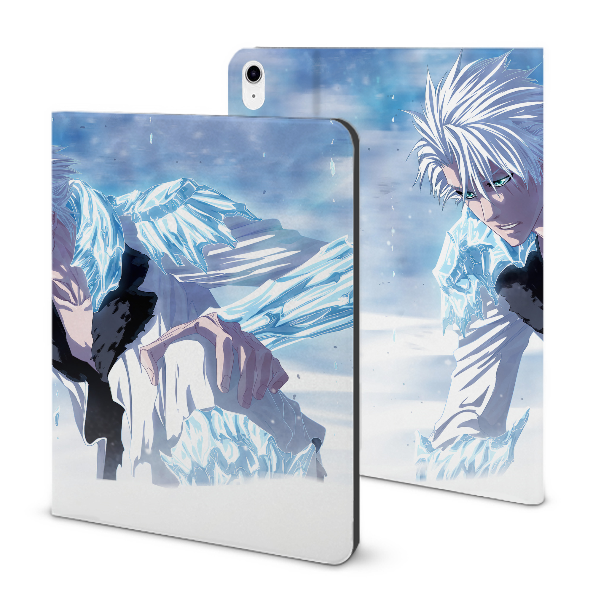 （画像用） ブリーチ BLEACH IPad ケース ブック型 PUレザー TPU 耐衝撃 軽量 薄型 ペン収納なし 全面保護 IPad 各モデル対応